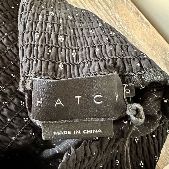 HATCH MATERNITY WEEKEND PANTS BLACK DECO  PRINT (Size:0) - Picture 10 of 13